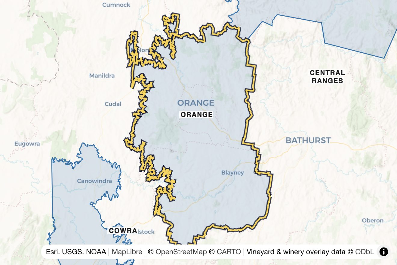 Map of Orange
