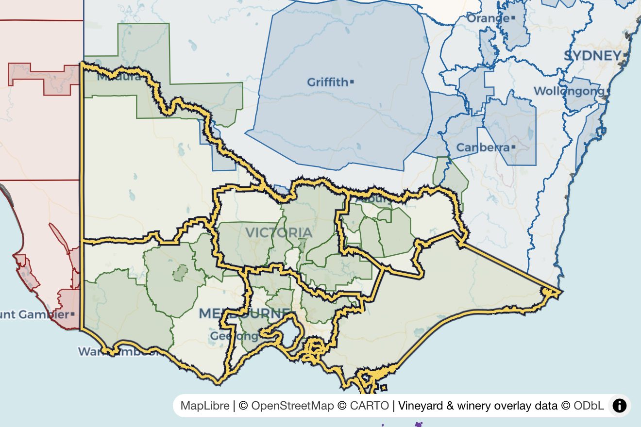 Map of Victoria