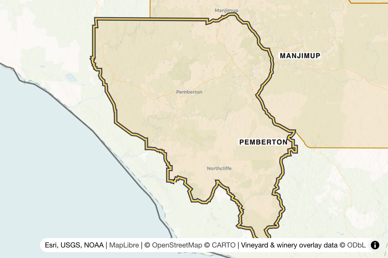 Map of Pemberton