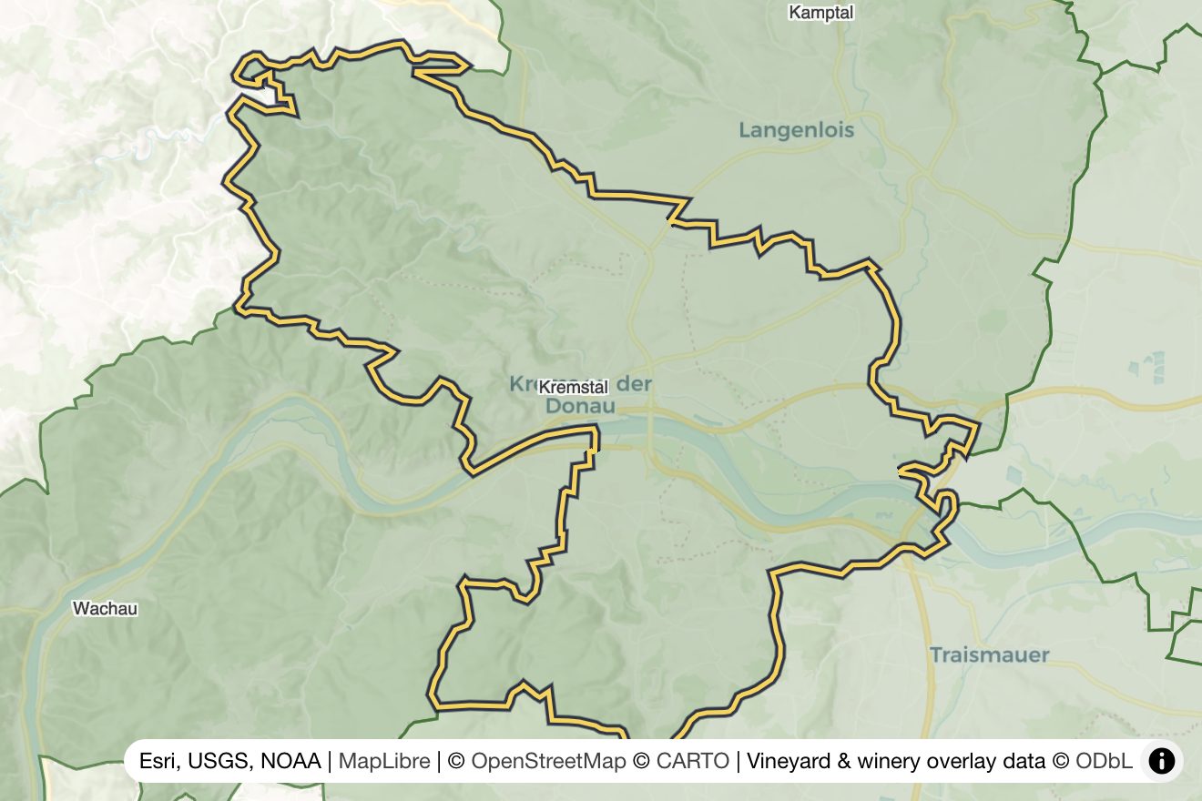 Map of Kremstal