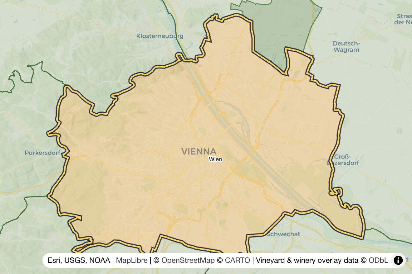 Map of Wien