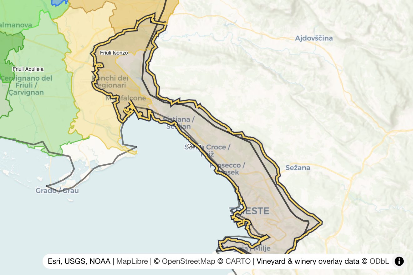 Map of Carso