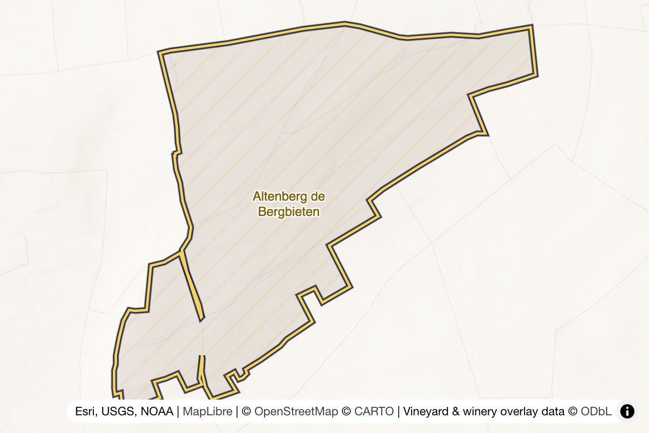 Map of Altenberg de Bergbieten