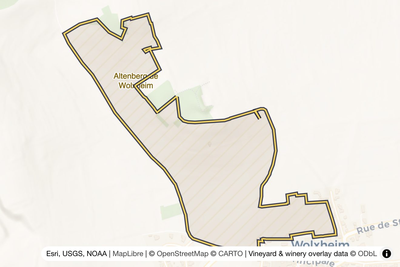 Map of Altenberg de Wolxheim