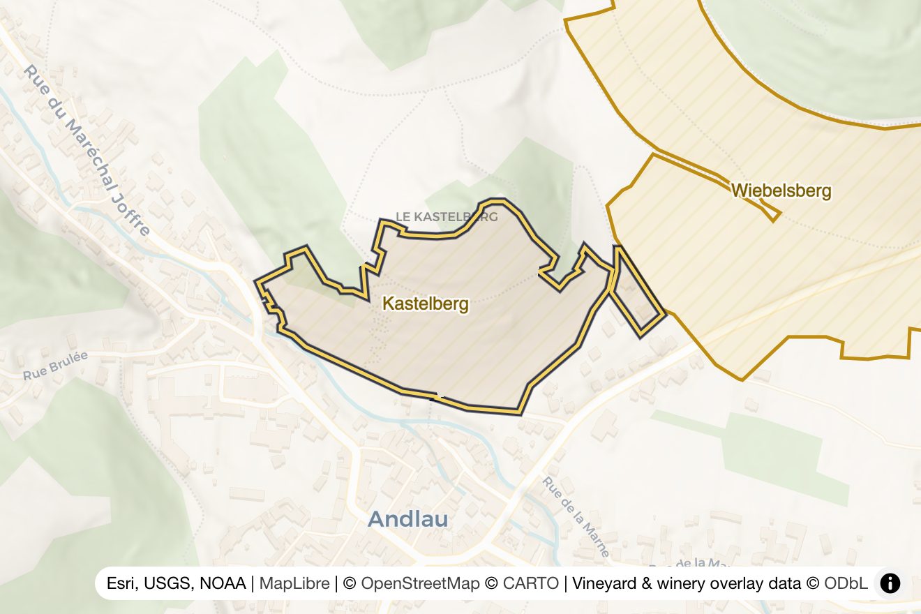 Map of Kastelberg