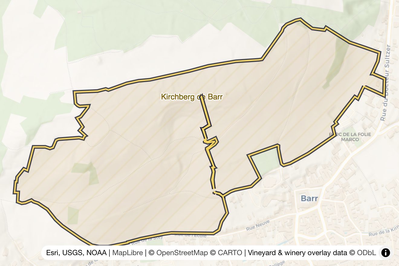 Map of Kirchberg de Barr