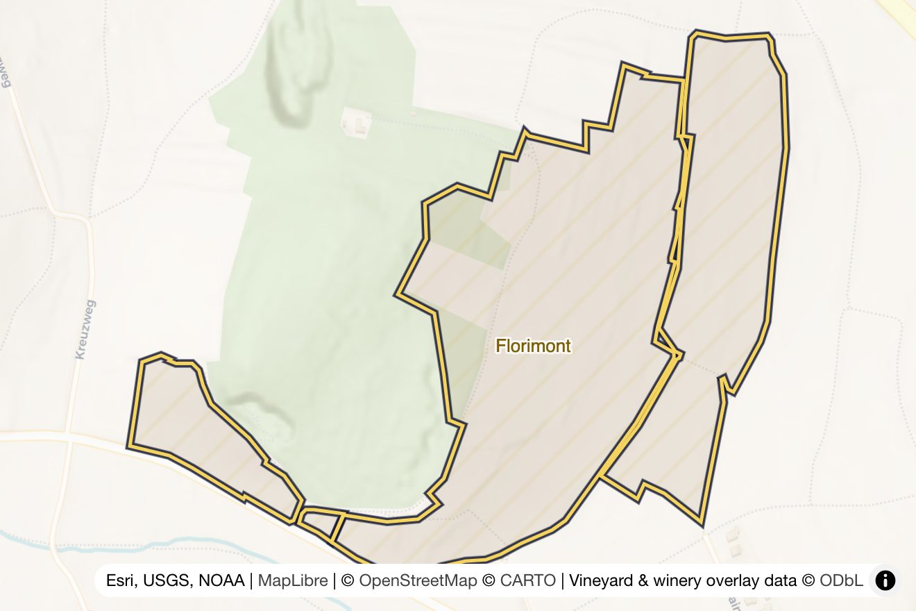Map of Florimont