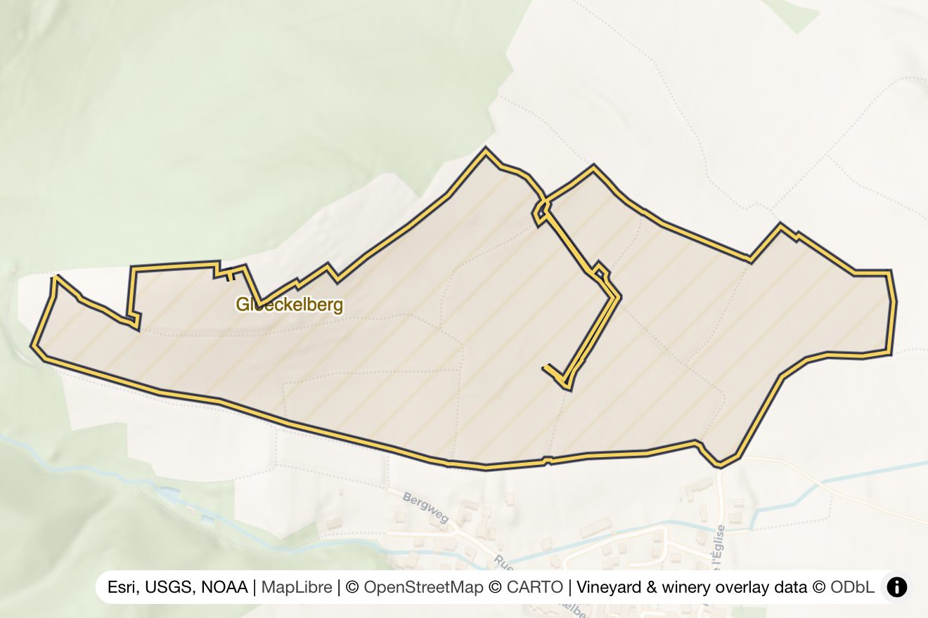 Map of Gloeckelberg