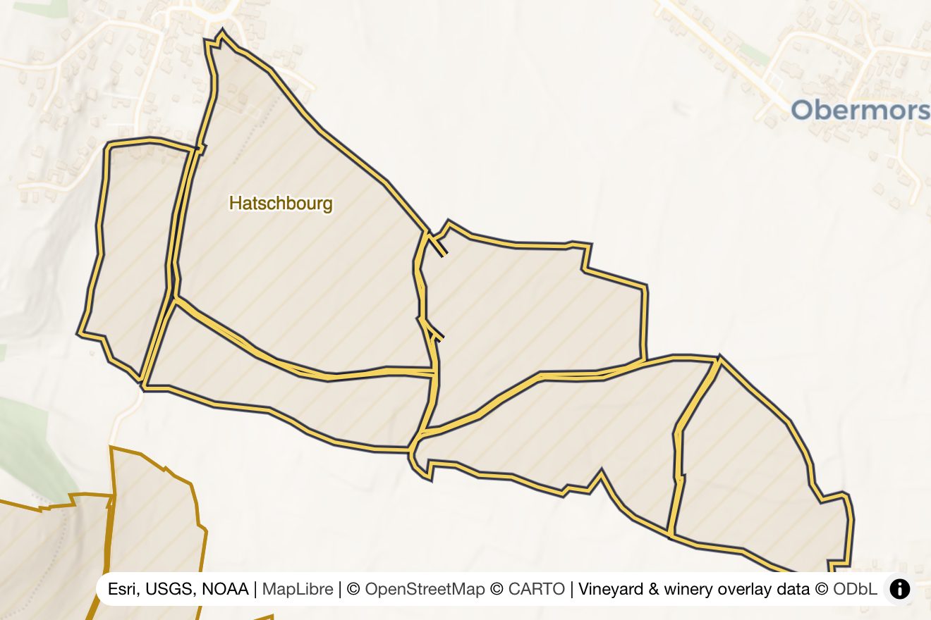 Map of Hatschbourg