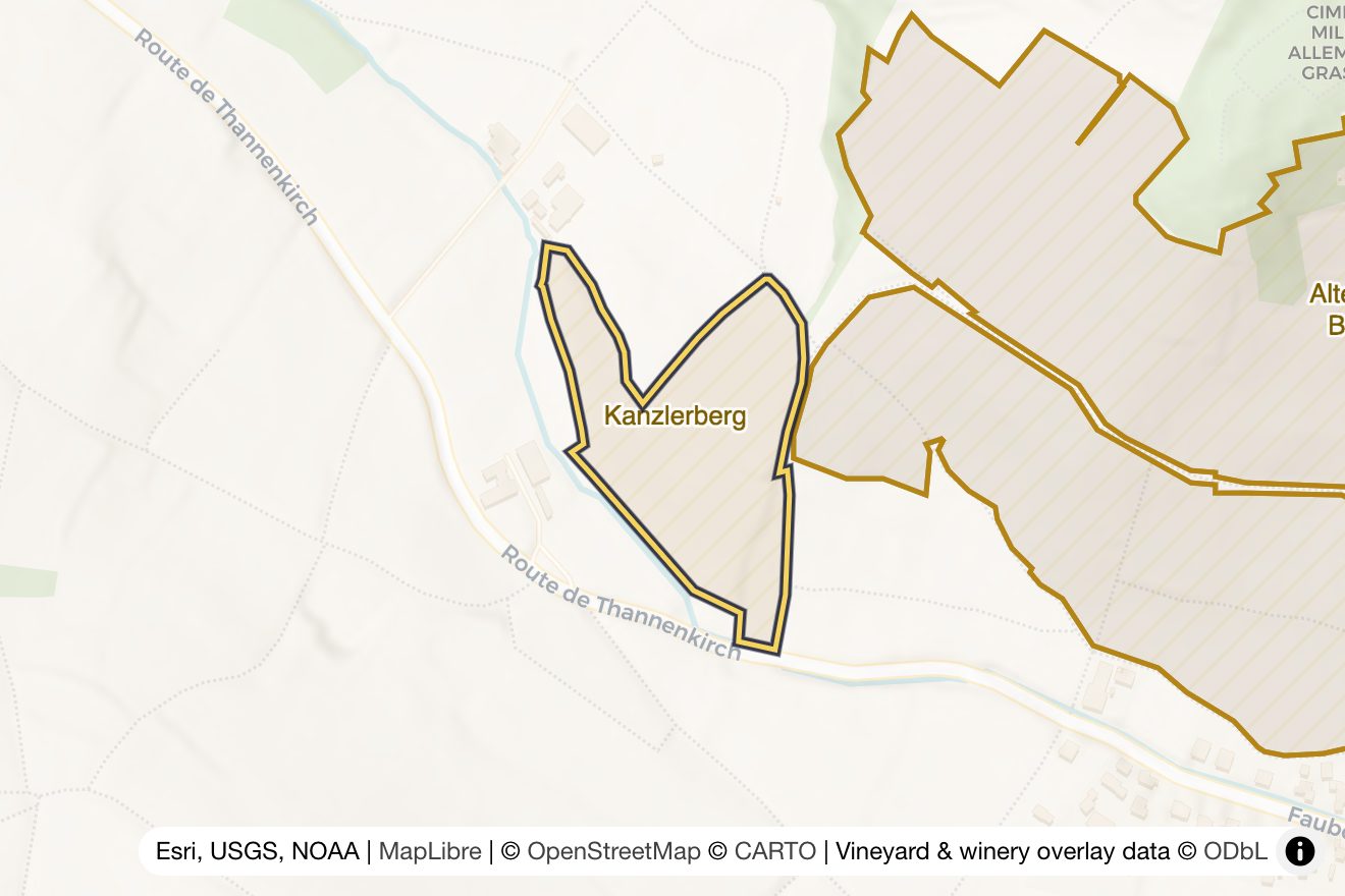 Map of Kanzlerberg