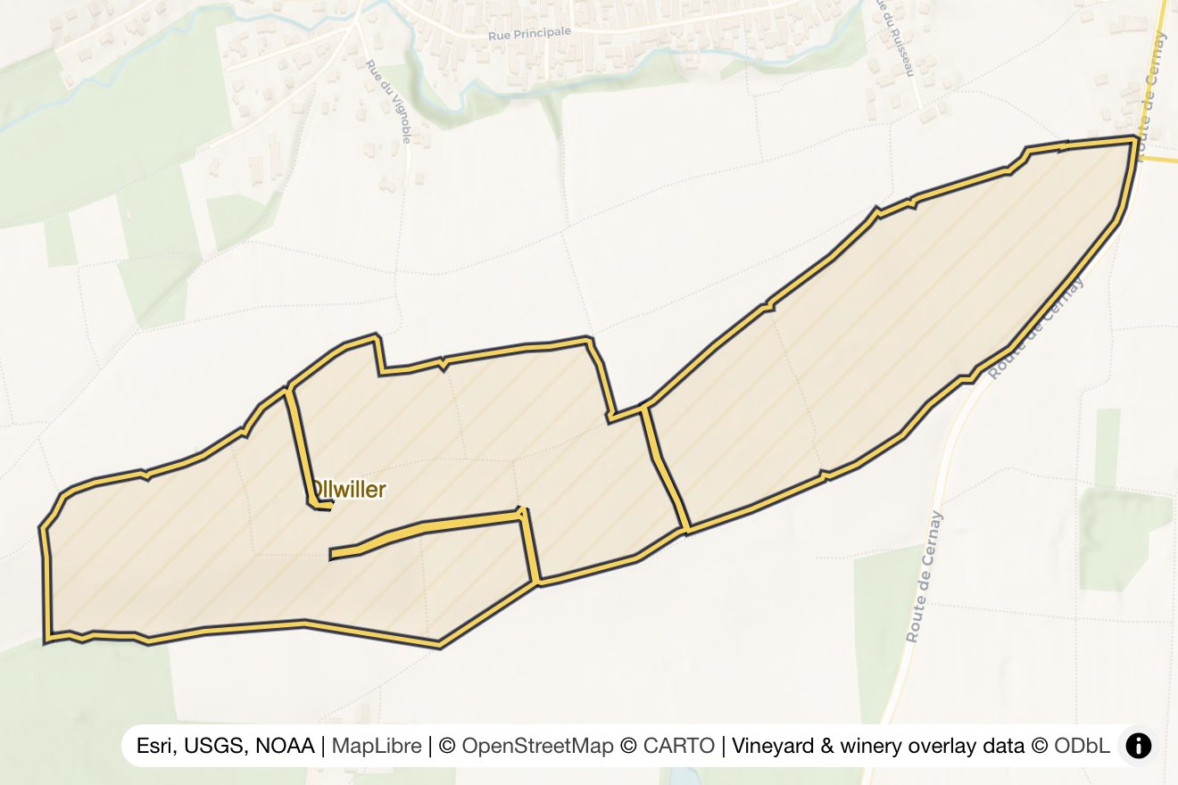 Map of Ollwiller