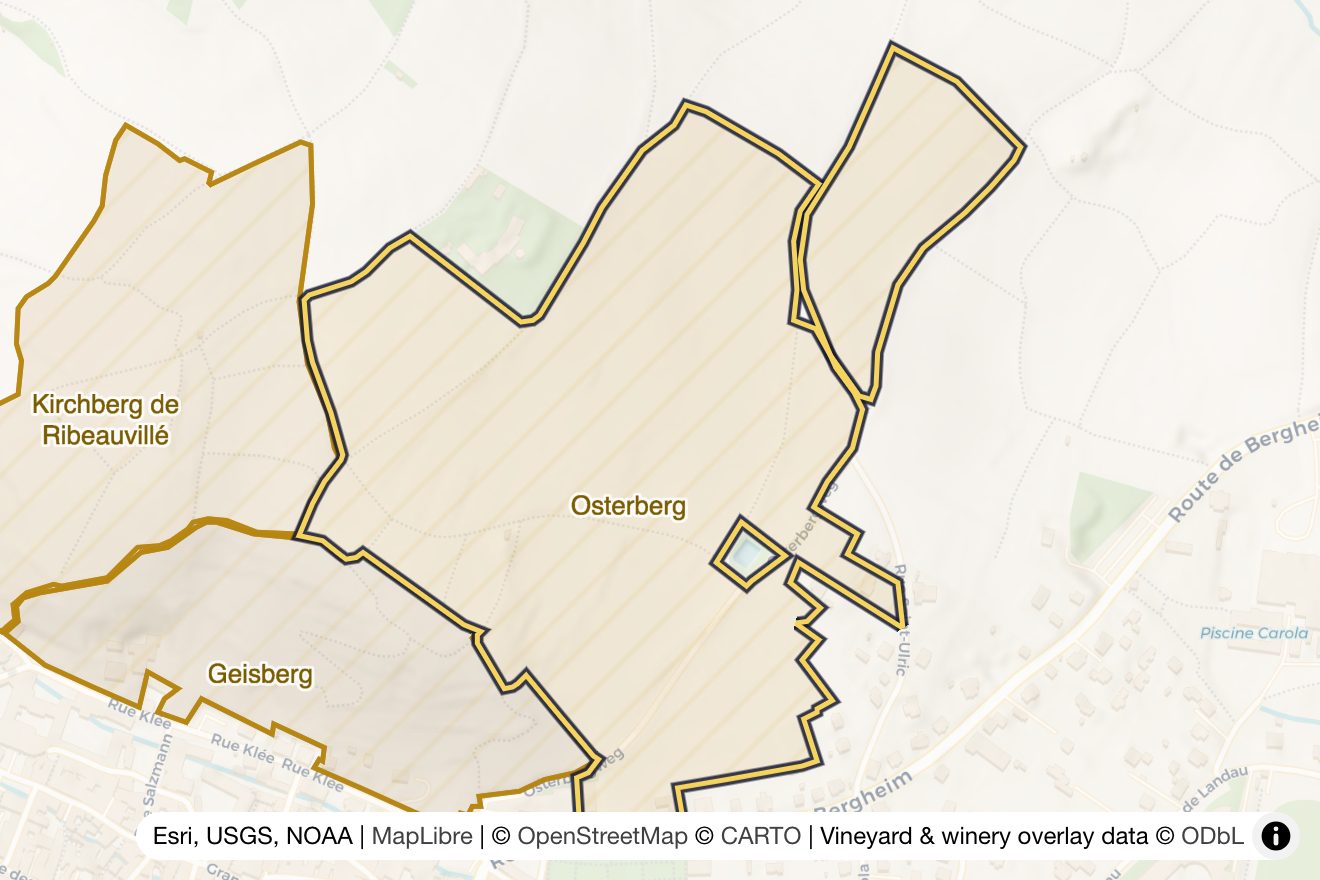 Map of Osterberg