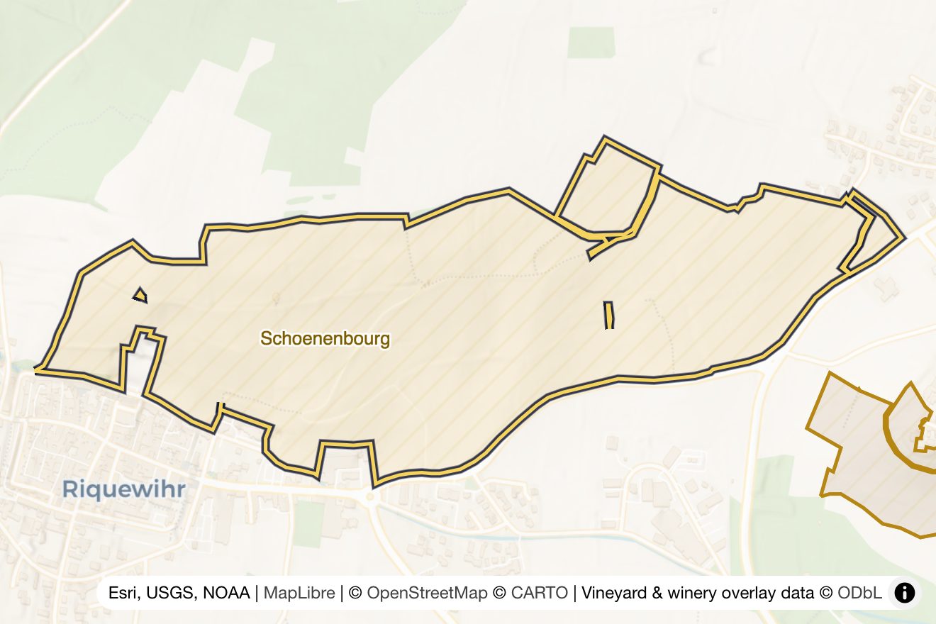 Map of Schoenenbourg
