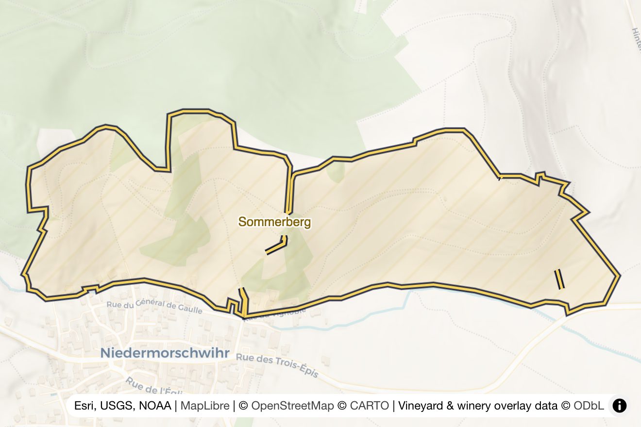 Map of Sommerberg