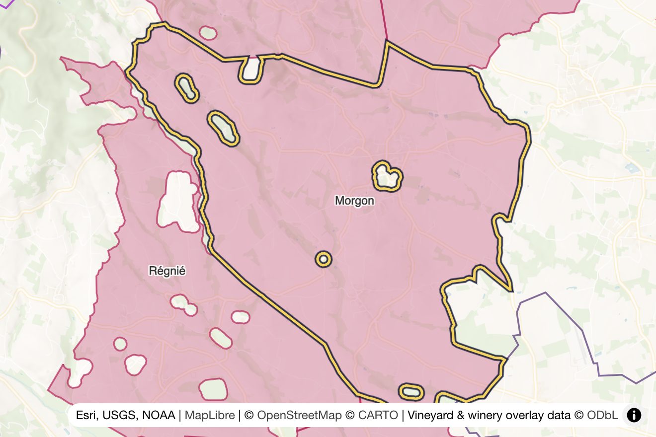 Map of Morgon