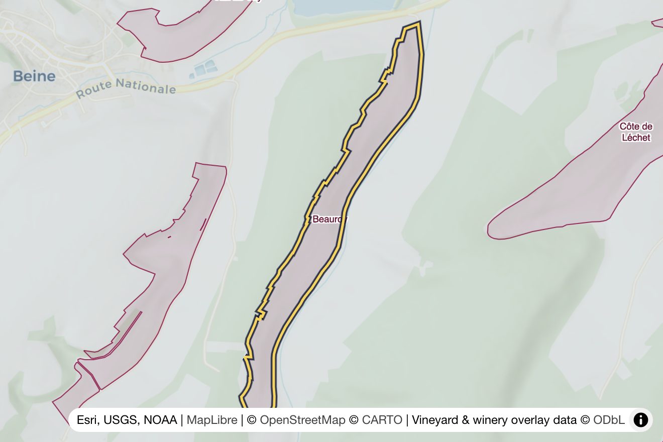 Map of Beauroy