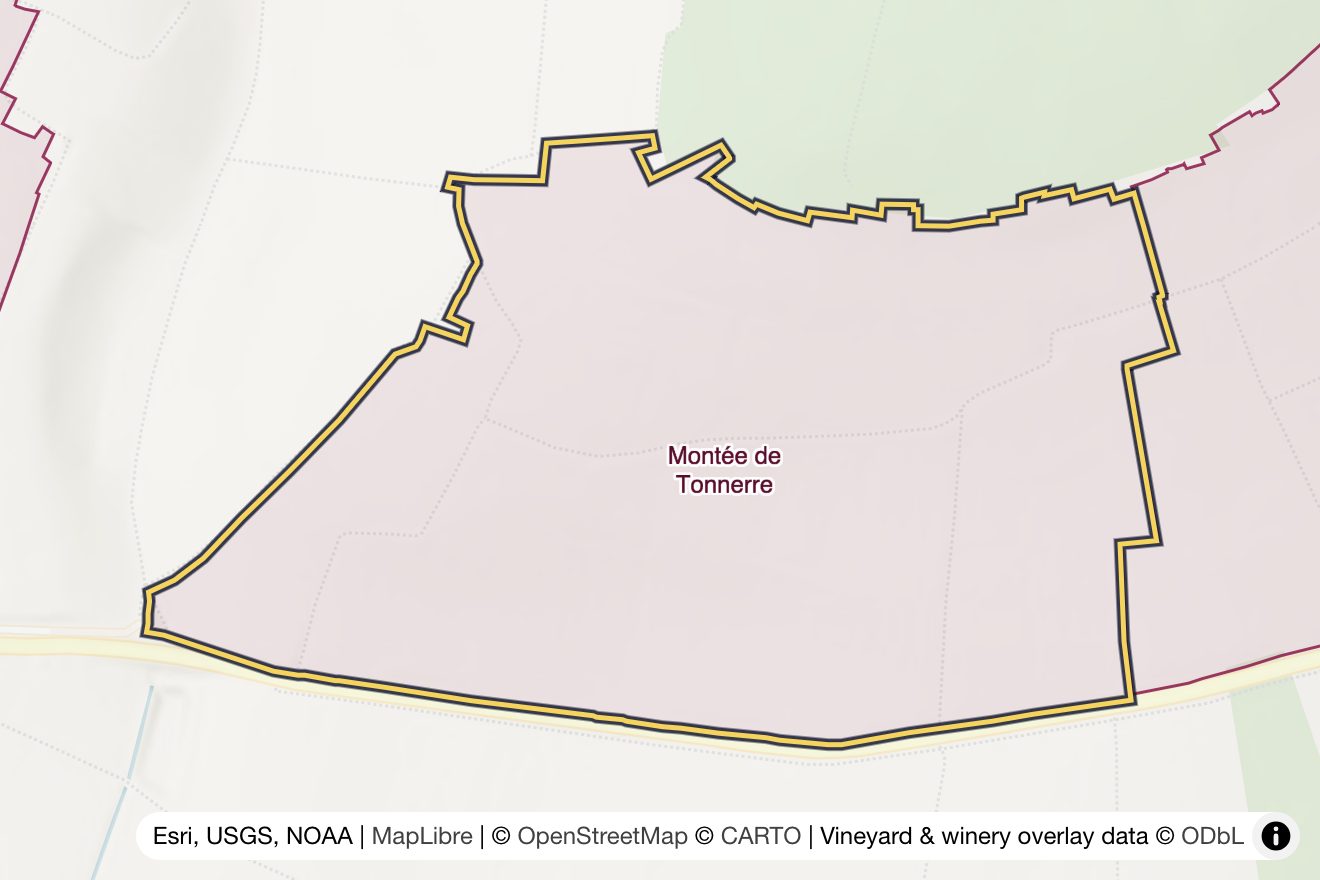 Map of Montée de Tonnerre