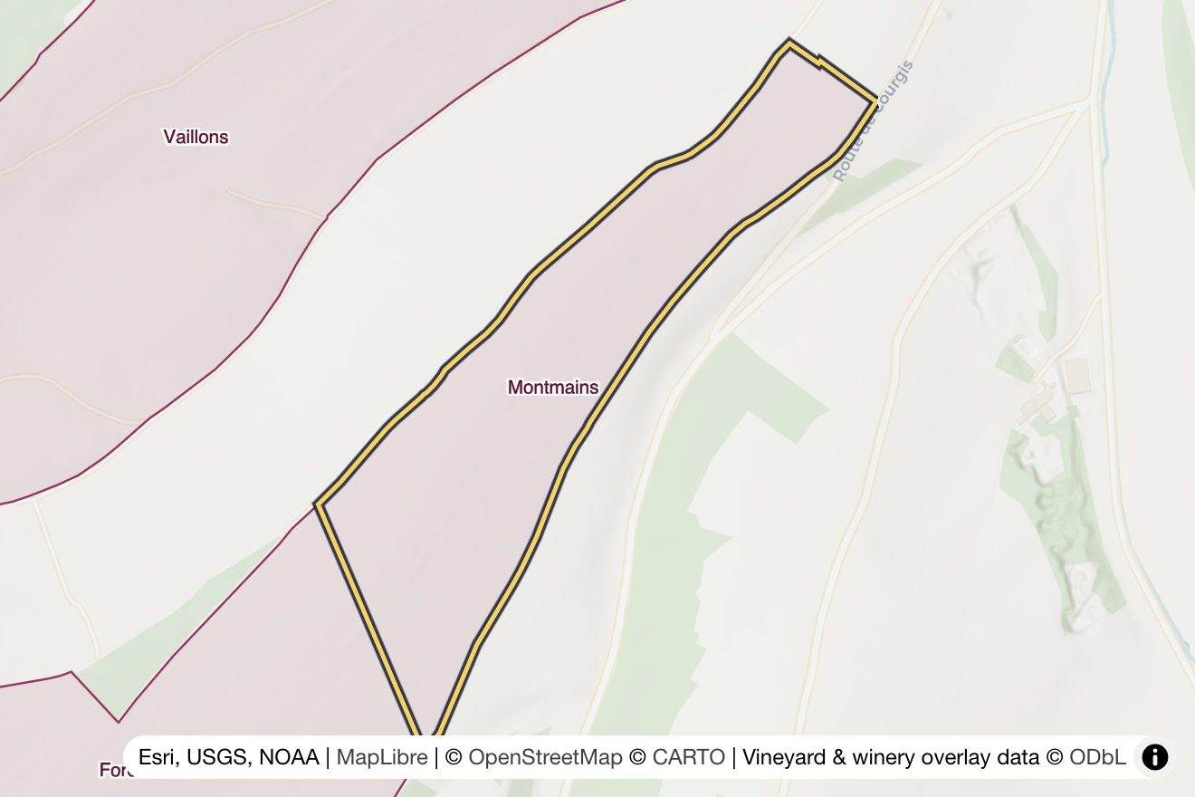 Map of Montmains