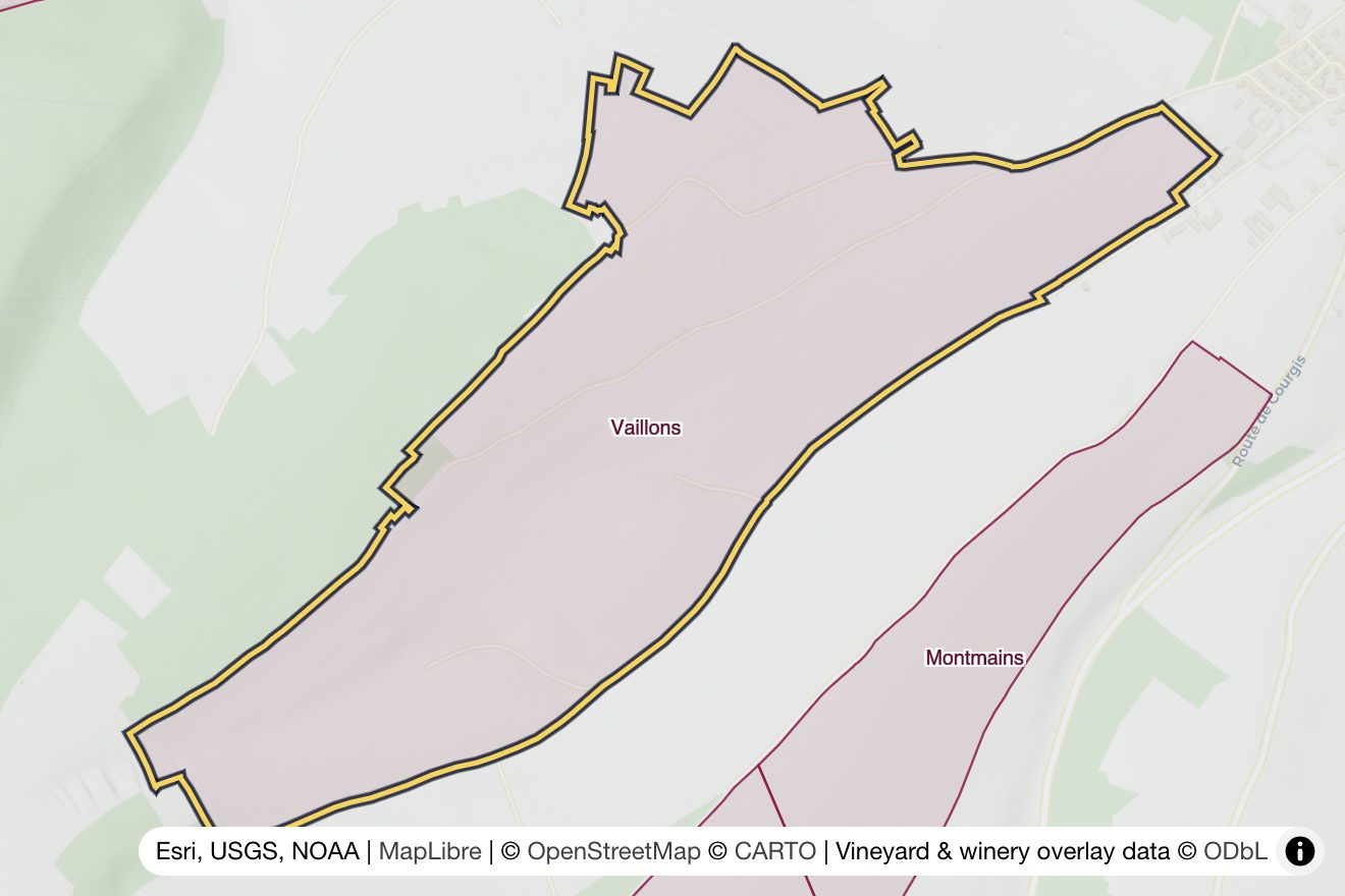 Map of Vaillons