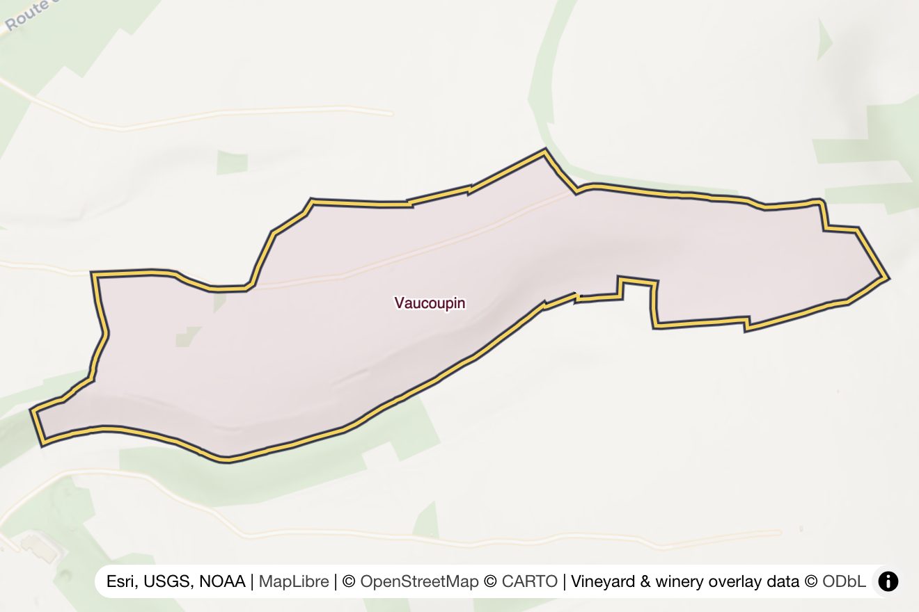 Map of Vaucoupin