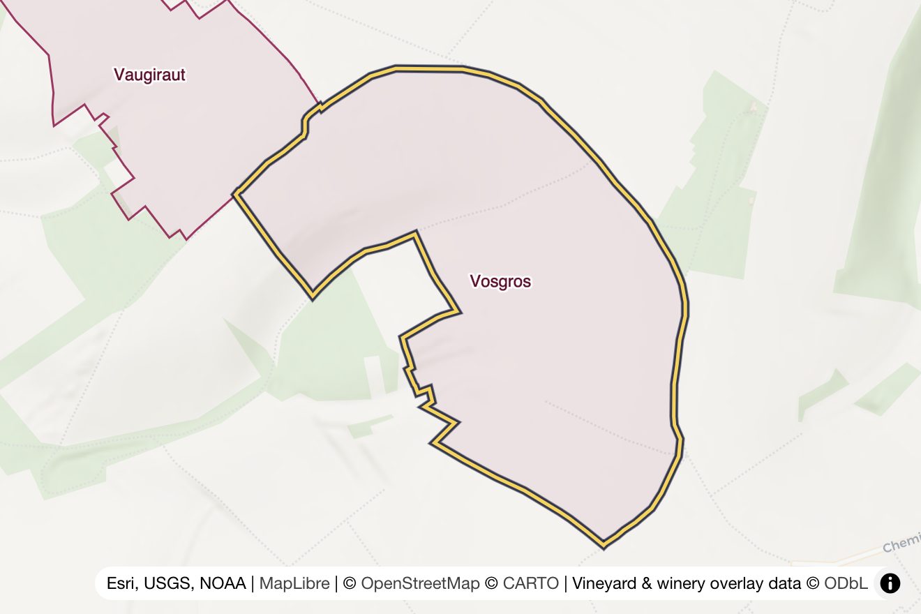 Map of Vosgros