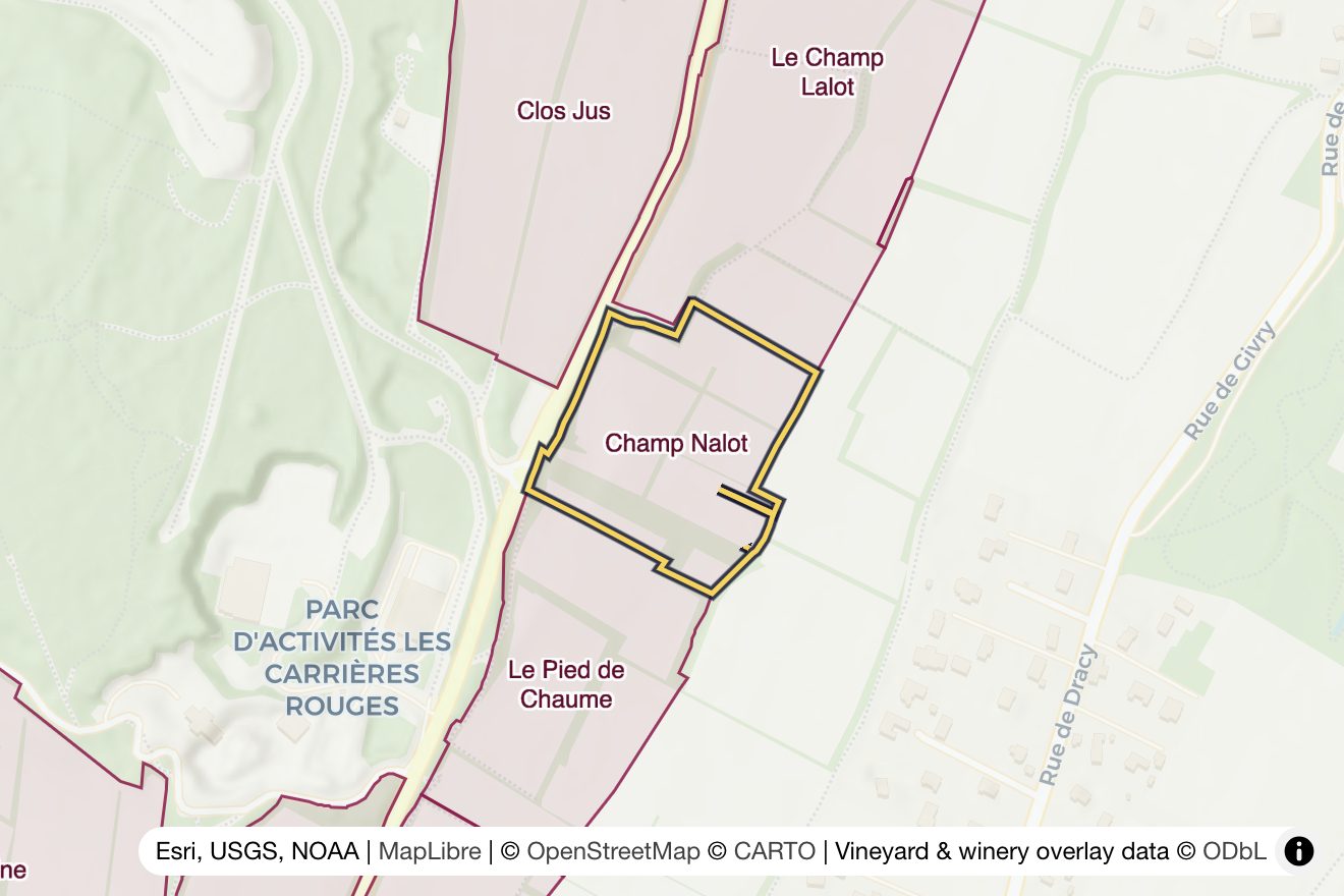 Map of Champ Nalot