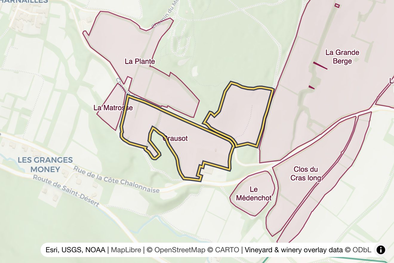 Map of Crauzot