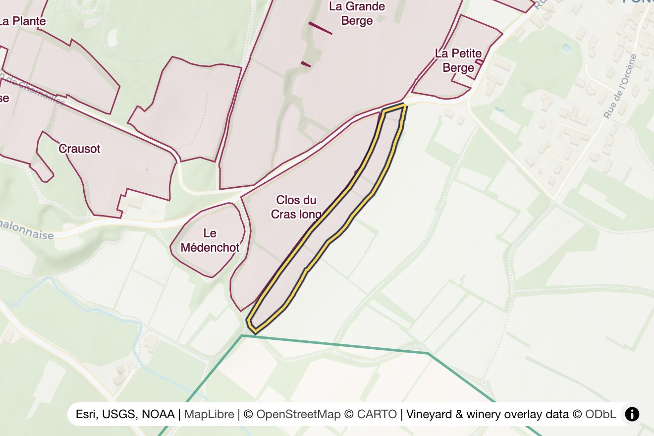 Map of Crémillons
