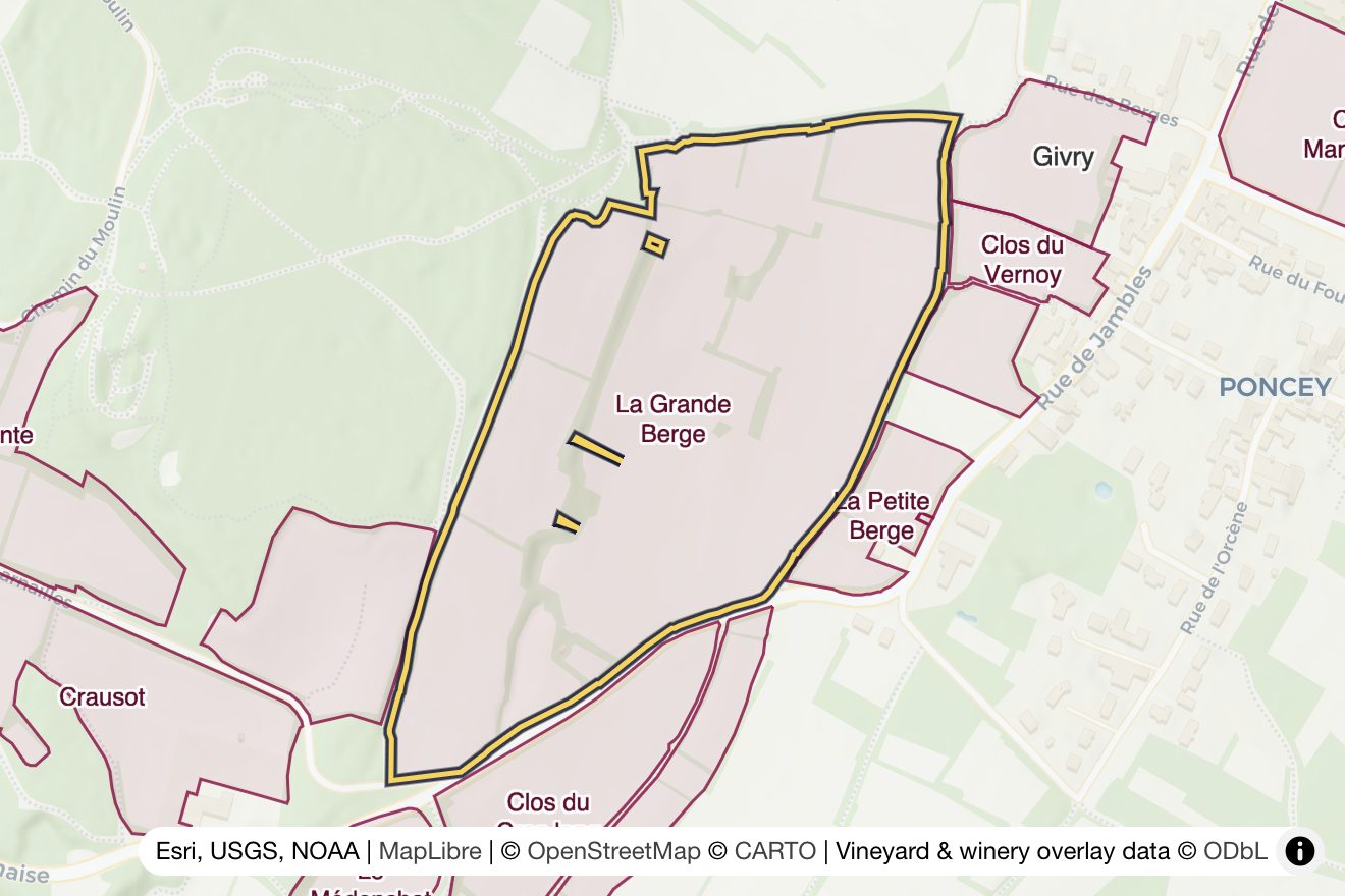 Map of La Grande Berge