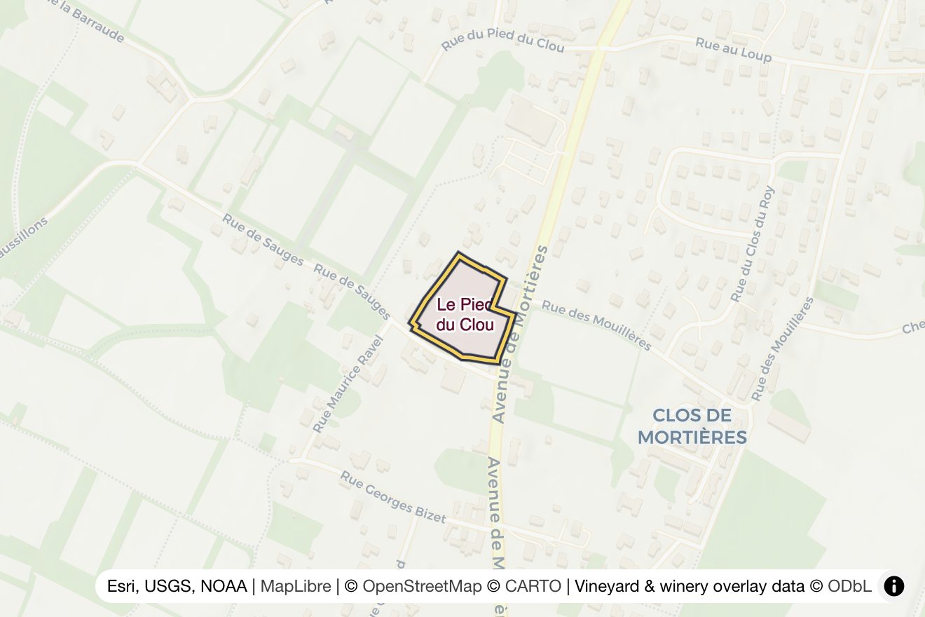 Map of Le Pied du Clou