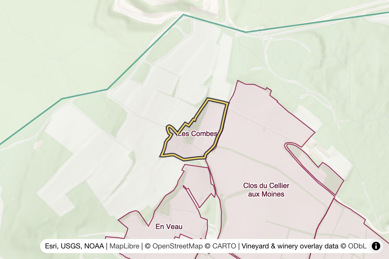 Map of Les Combes
