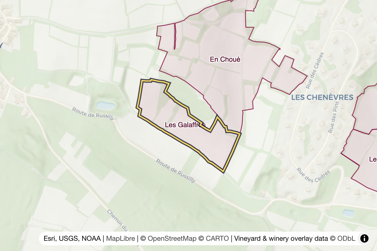 Map of Les Galaffres