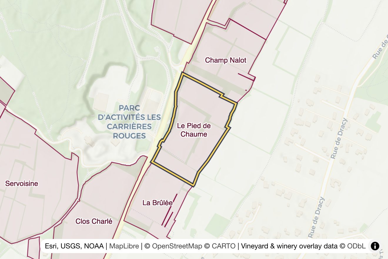 Map of Pied de Chaume