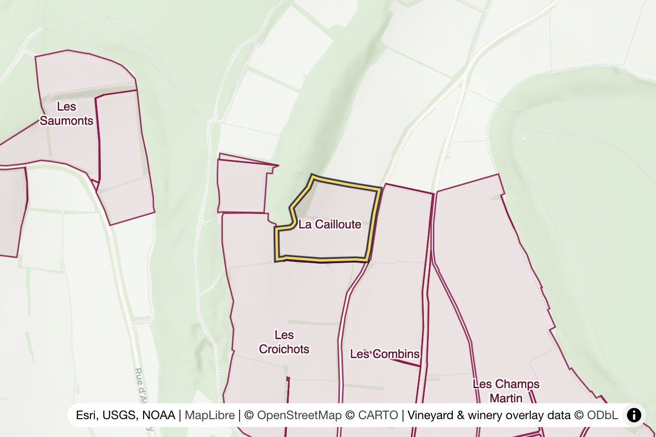 Map of La Cailloute