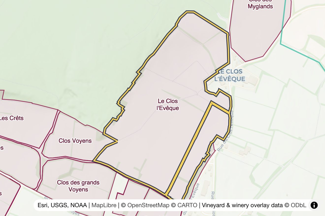 Map of Le Clos l