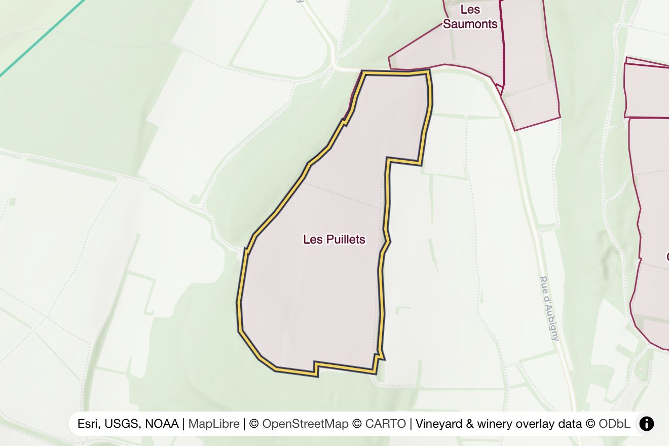 Map of Les Puillets