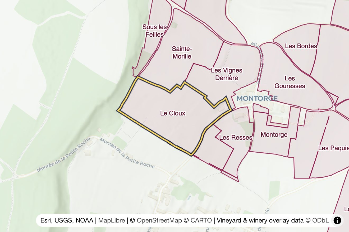 Map of Les Cloux