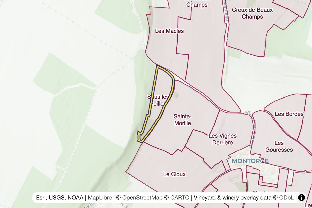 Map of Les Feilles