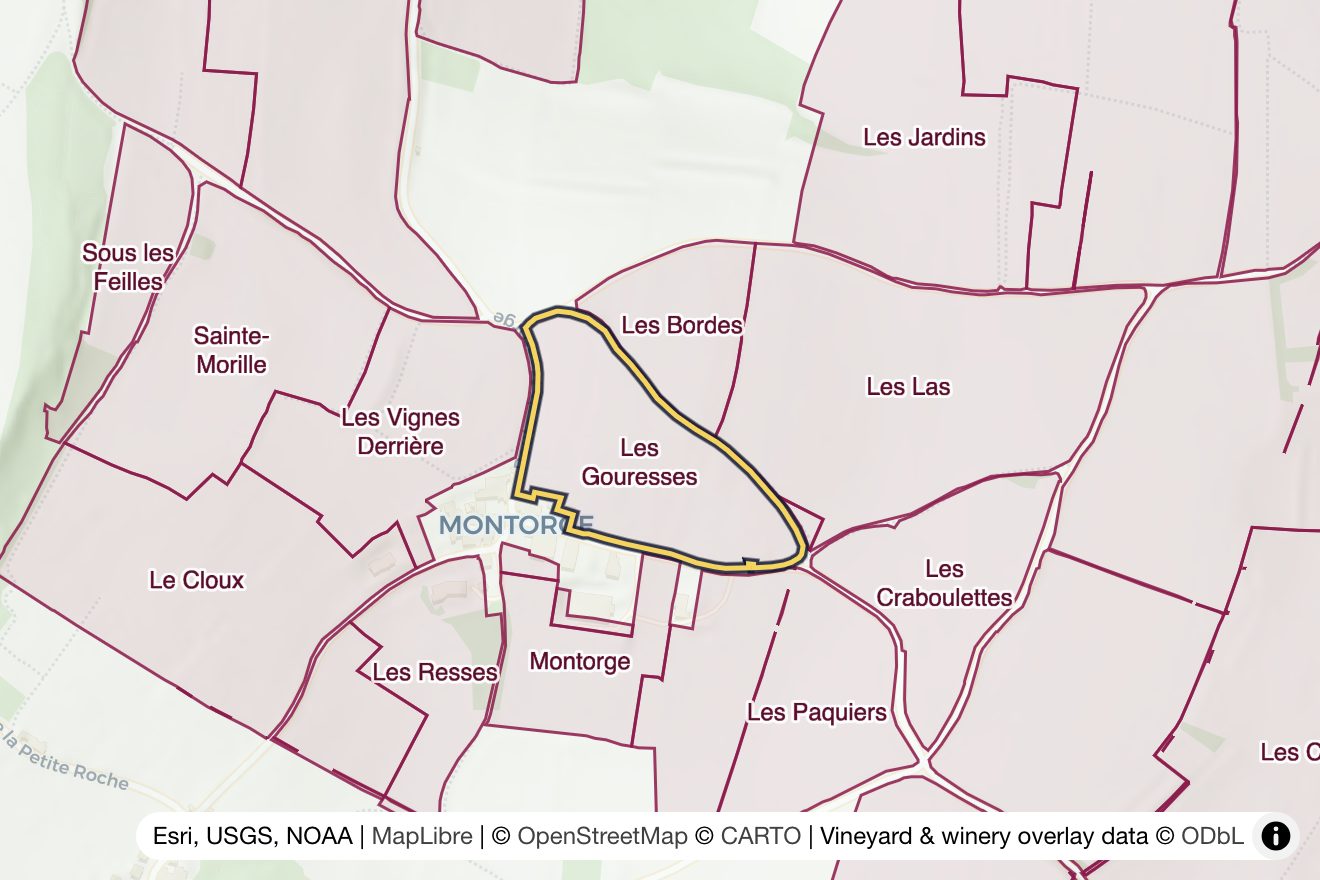 Map of Les Gouresses