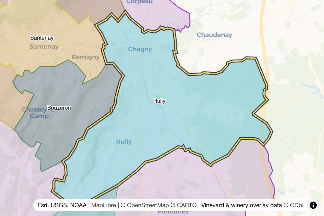 Map of Rully