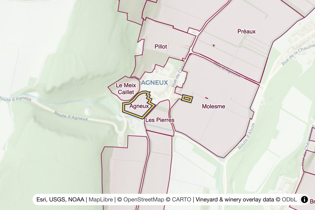 Map of Agneux