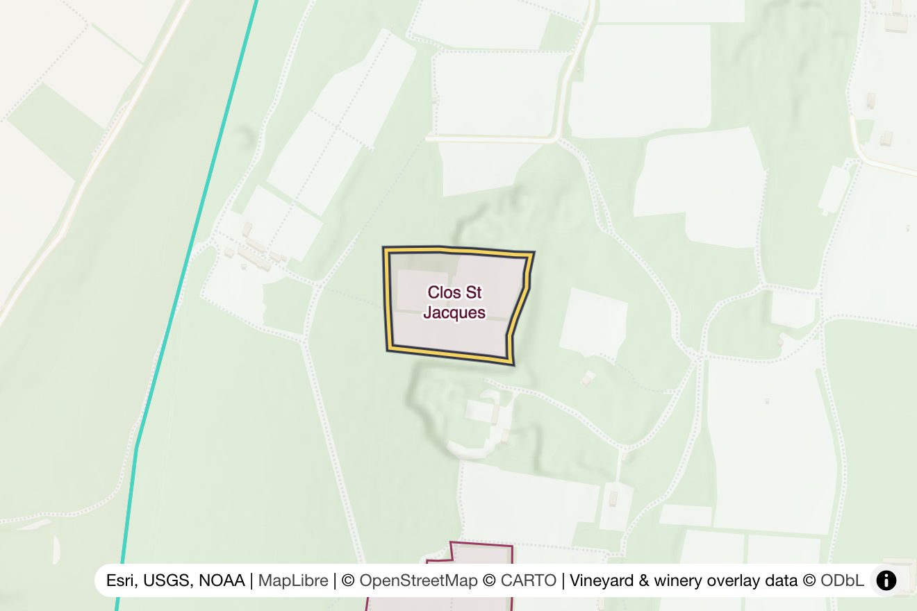 Map of Clos Saint-Jacques