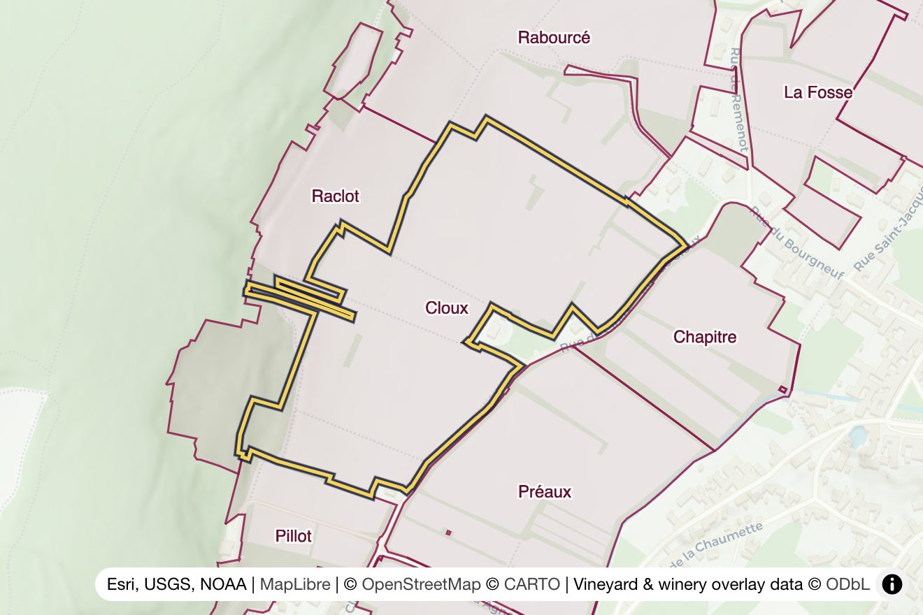 Map of Cloux
