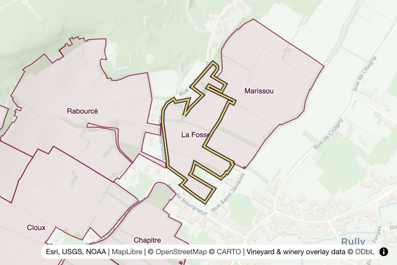 Map of La Fosse
