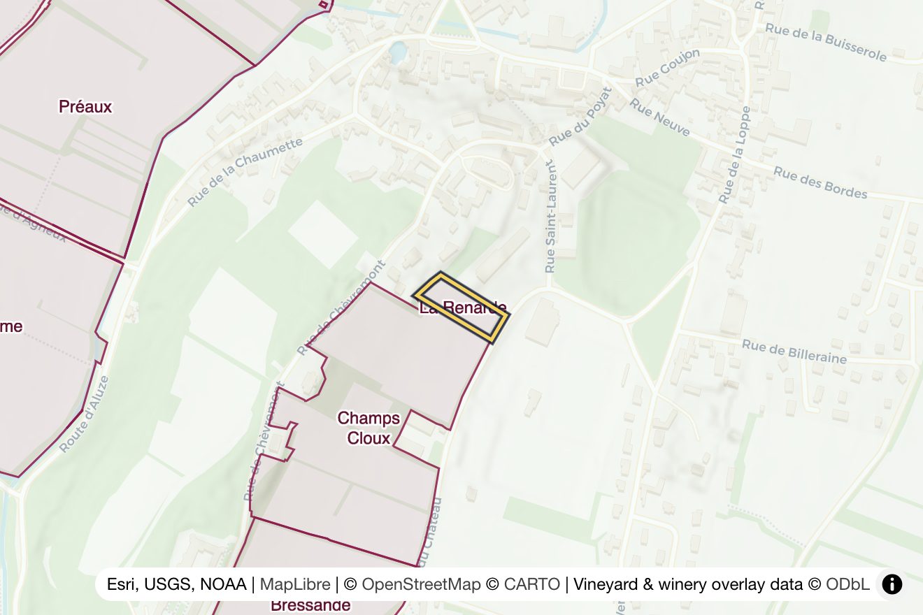 Map of La Renarde