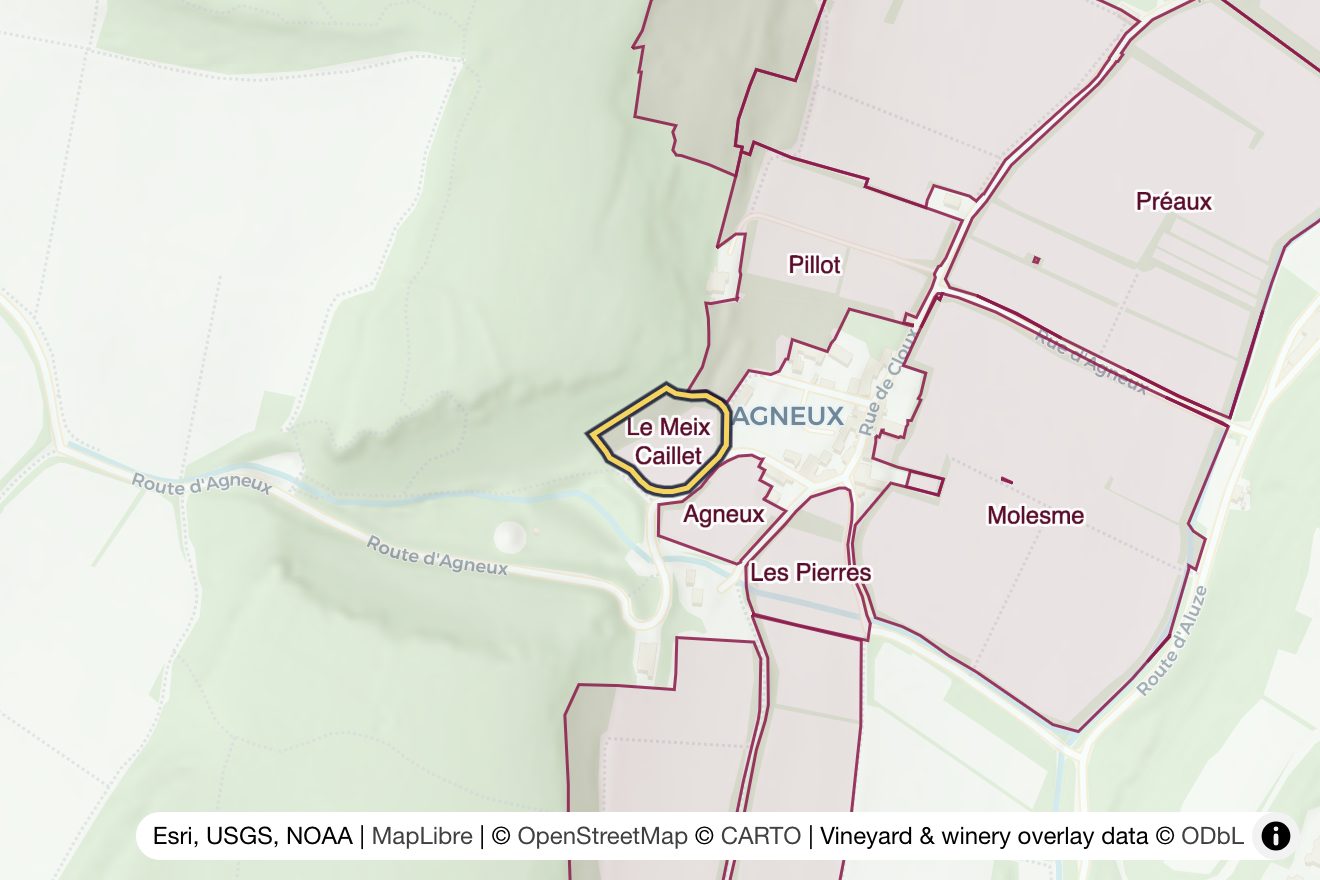Map of Le Meix Caillet