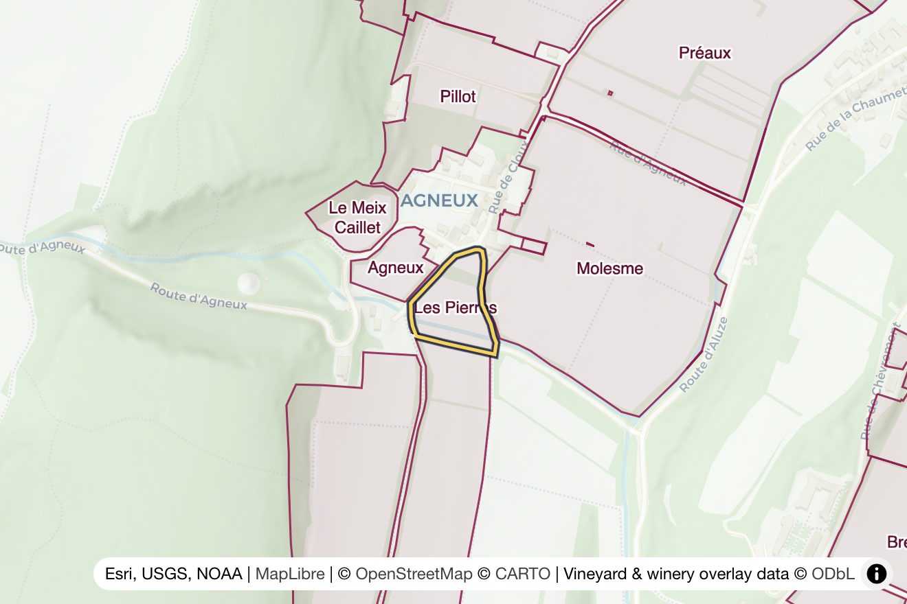 Map of Les Pierres