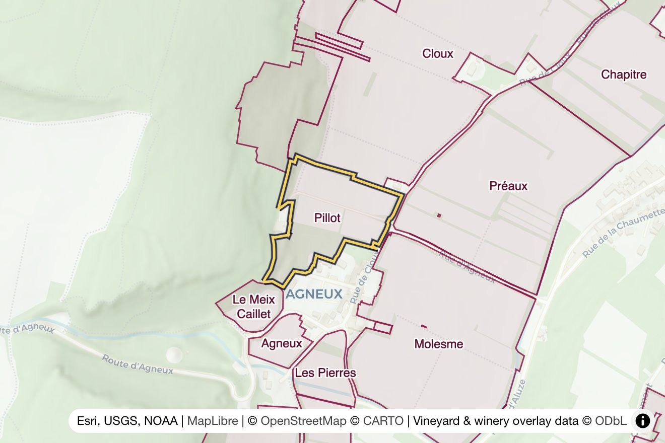 Map of Pillot