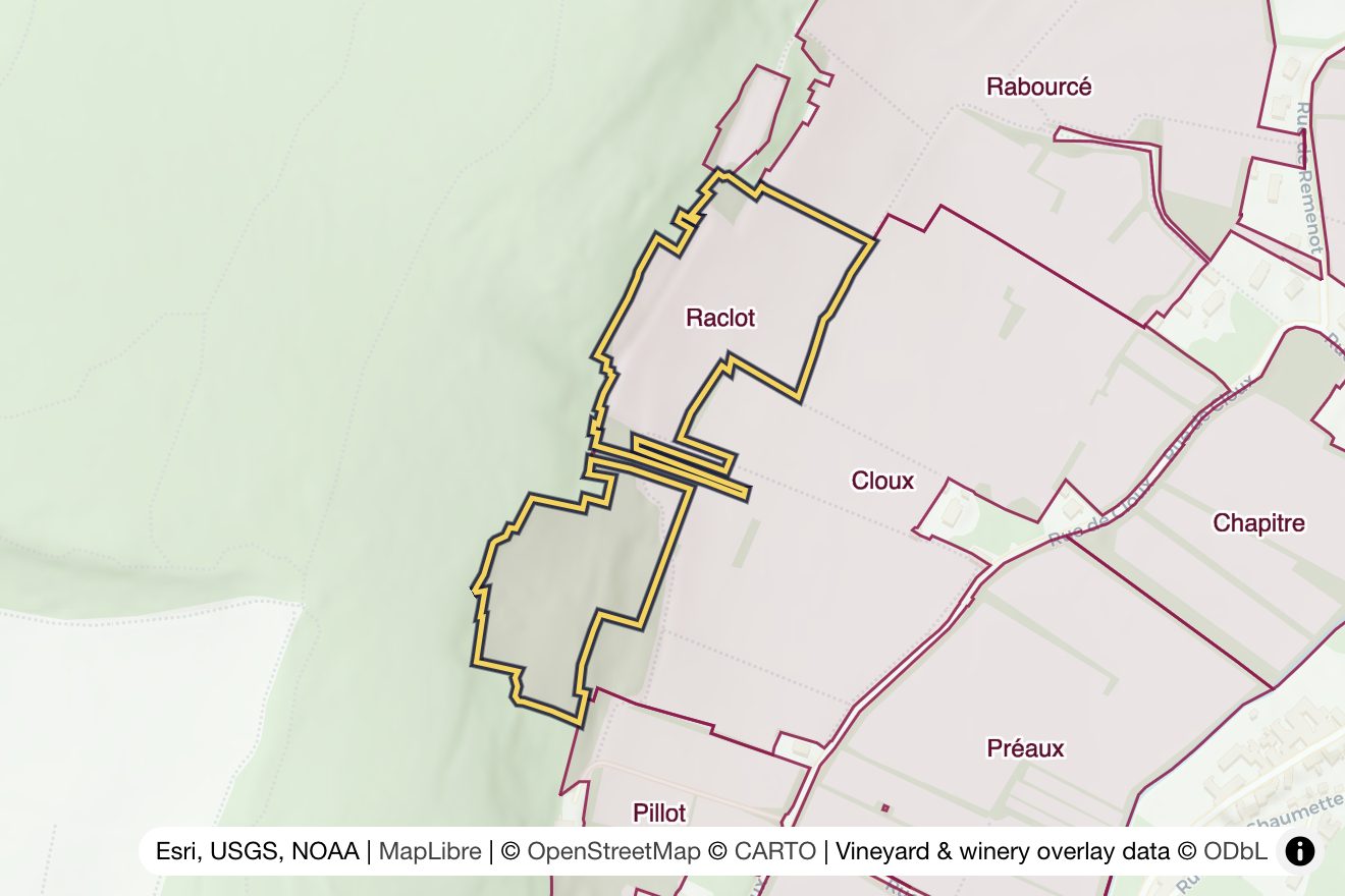 Map of Raclot