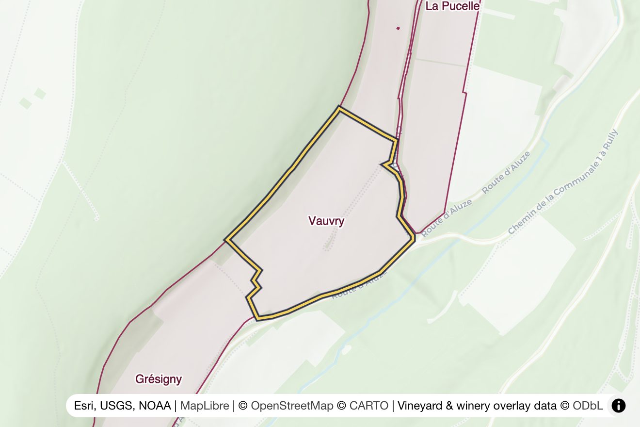 Map of Vauvry